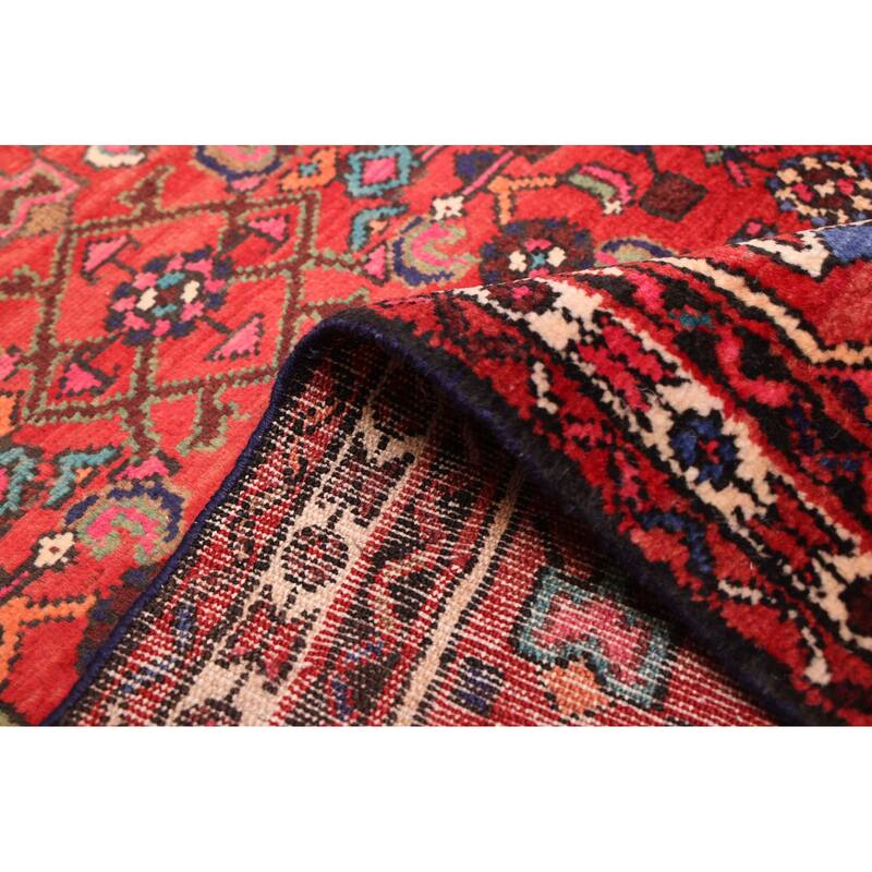 ECARPETGALLERY Hand-knotted Andelz Red Wool Rug - 2'8 x 12'0