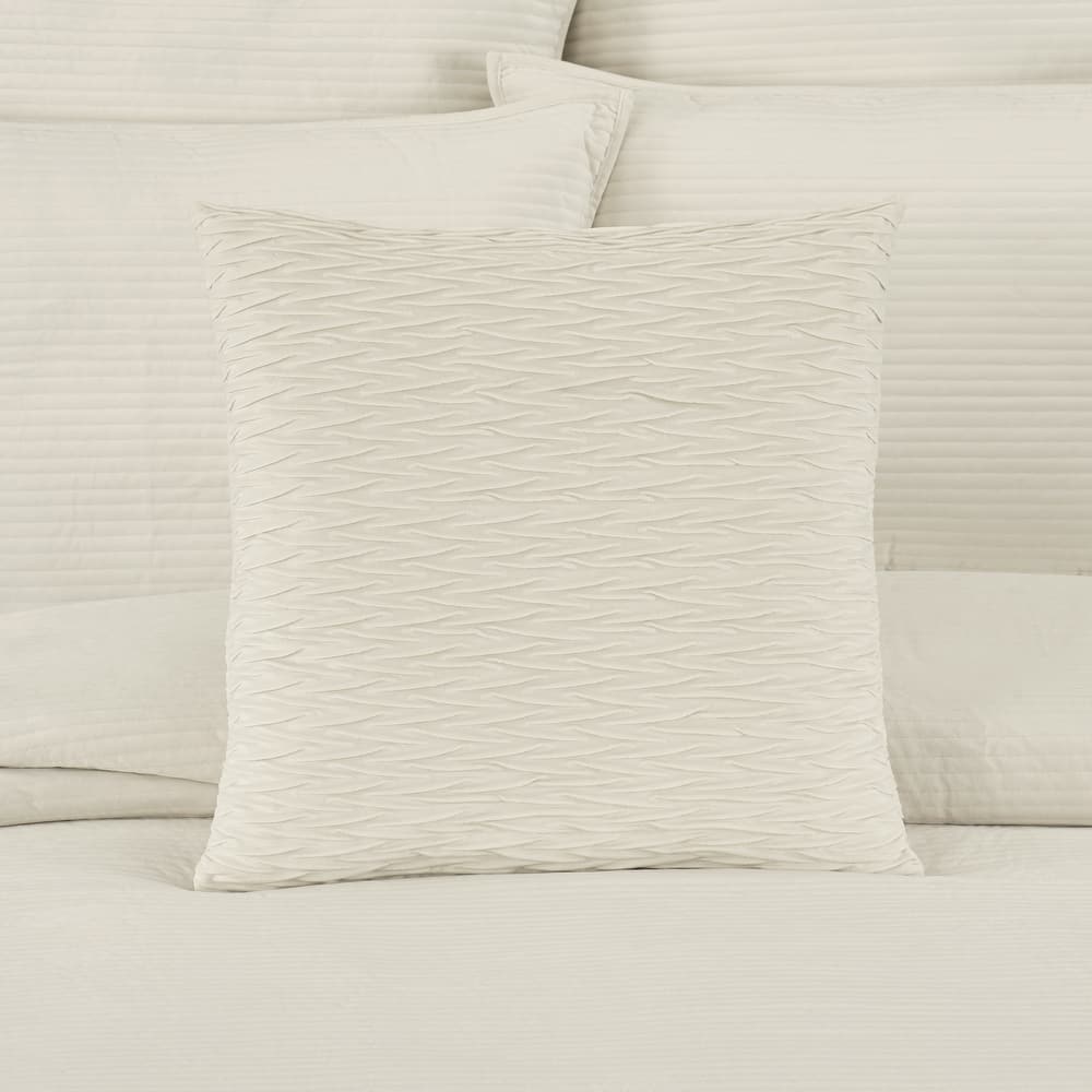 Townsend Ripple Pillow 20" Square Decorative Throw Pillow Cover