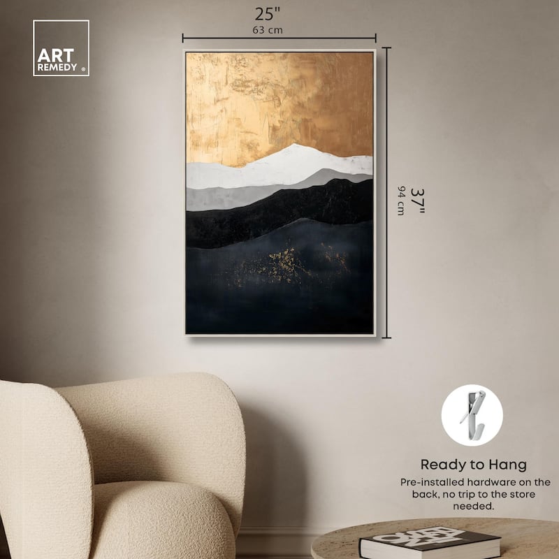 Golden Vista II Canvas by Art Remedy