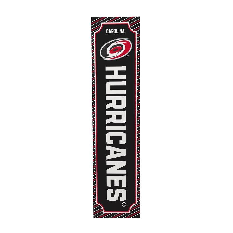 47" Double Sided Seasonal Porch Leaner, Carolina Hurricanes - 47" x 11.25"