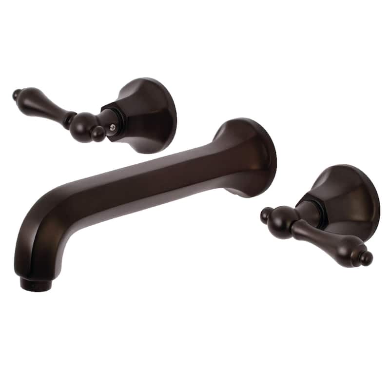 Kingston Brass Metropolitan 1.2 GPM Wall Mounted Widespread Bathroom - Oil Rubbed Bronze