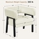 preview thumbnail 3 of 7, Yaheetech Corduroy Accent Chair with Solid Wood Legs for Living Room, Bedroom