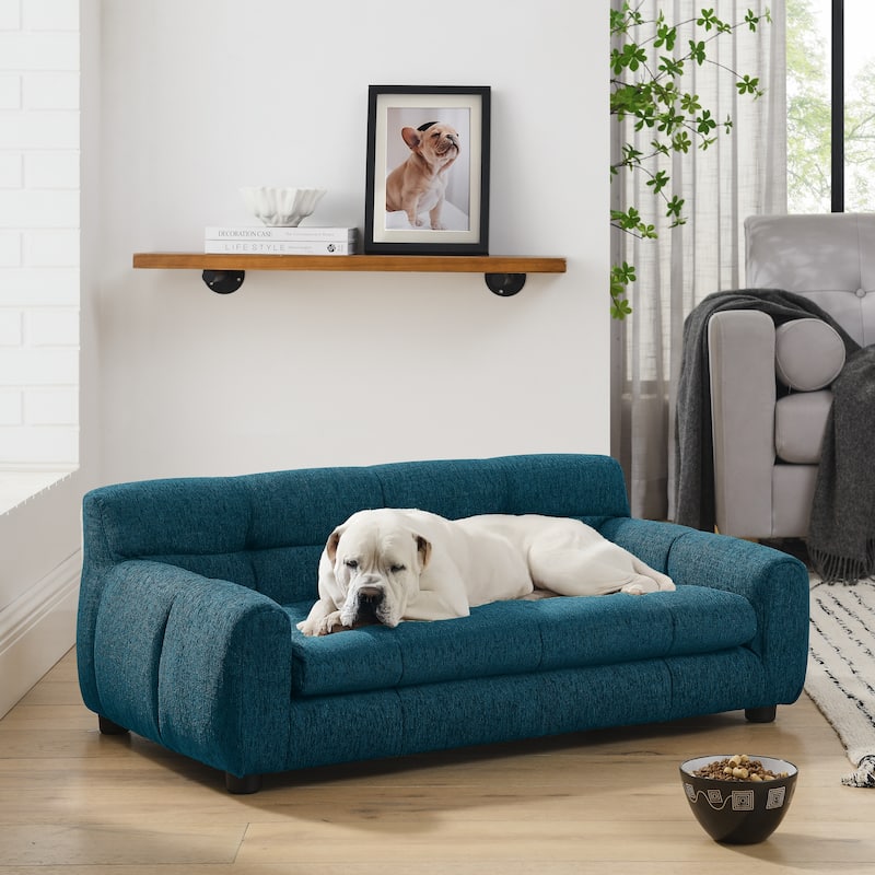 Modern Pet Sofa with Backrest and Armrests Up to 70lbs