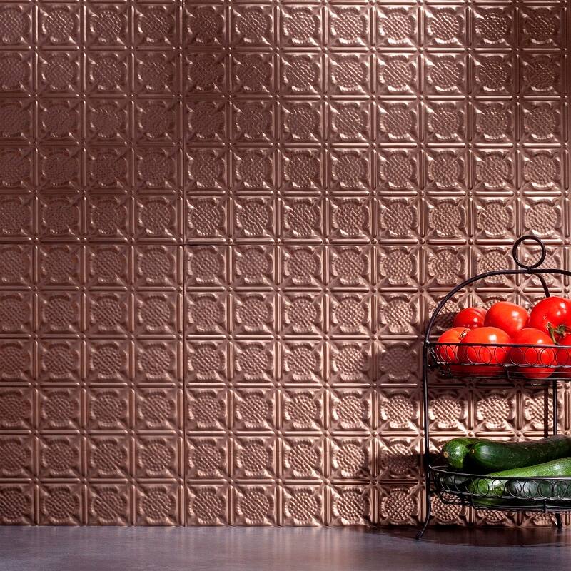 FASÄDE Traditional Style 6 Decorative Vinyl Backsplash Panel