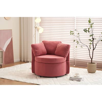 Teddy Fabric Swivel Chair