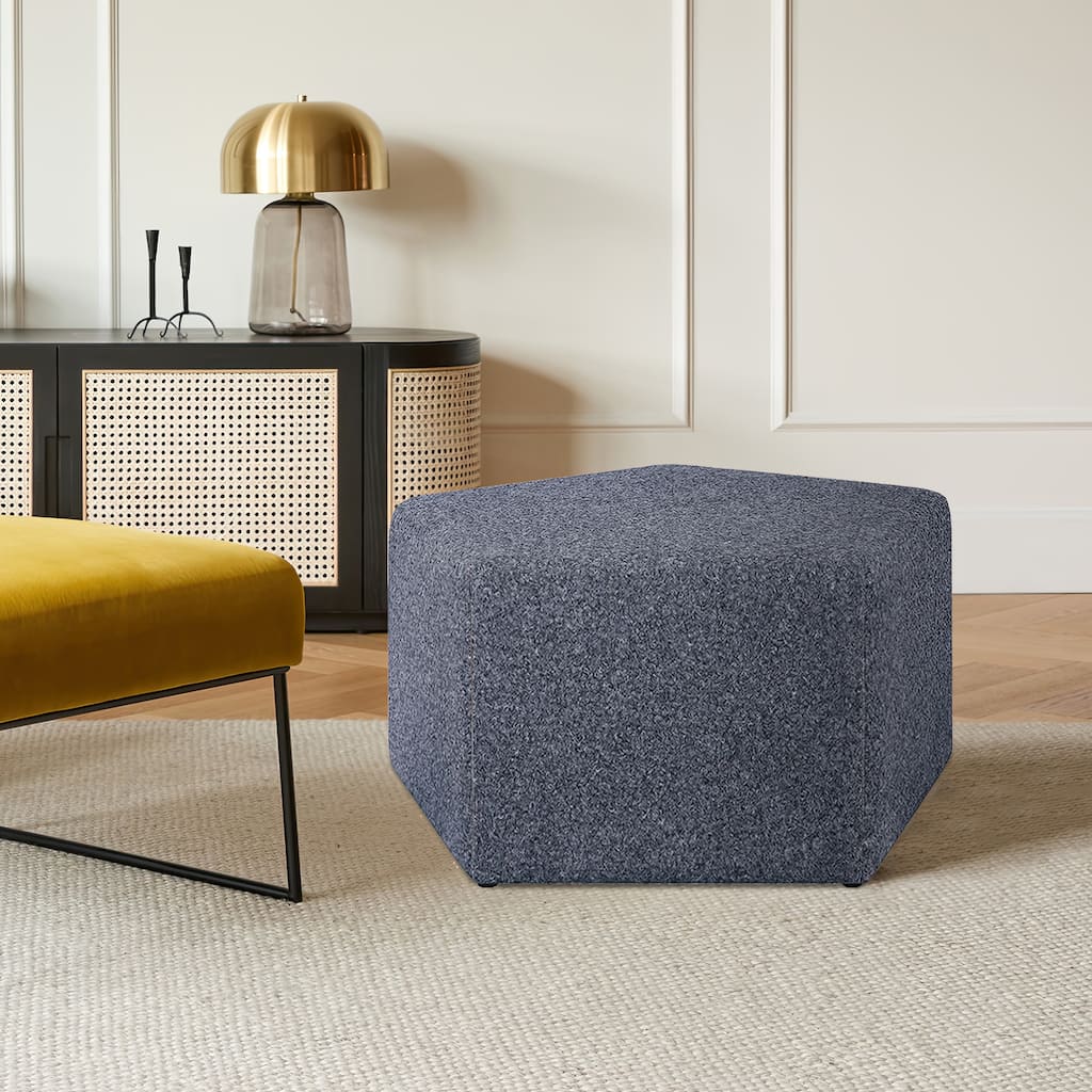 Grayson Ottoman Blue