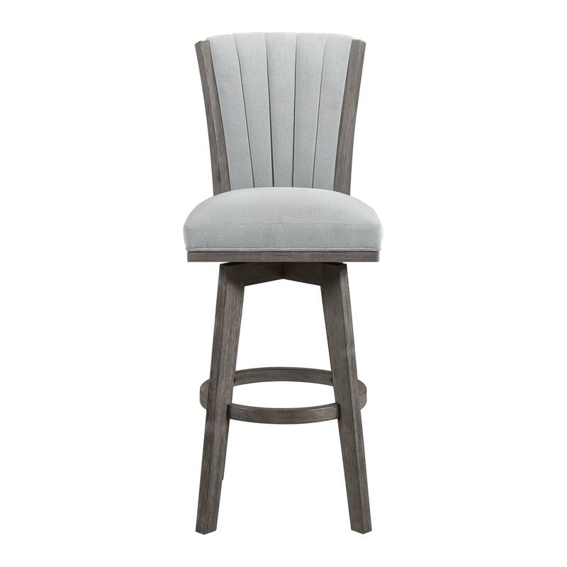 Calendula Velvet Swivel Pub Height Chair (Set of 2)