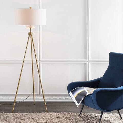 SAFAVIEH Lighting 66-inch Enrica Tripod LED Floor Lamp - 25" x 25" x 66"