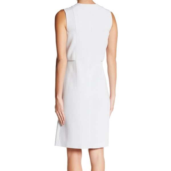hugo boss grey dress