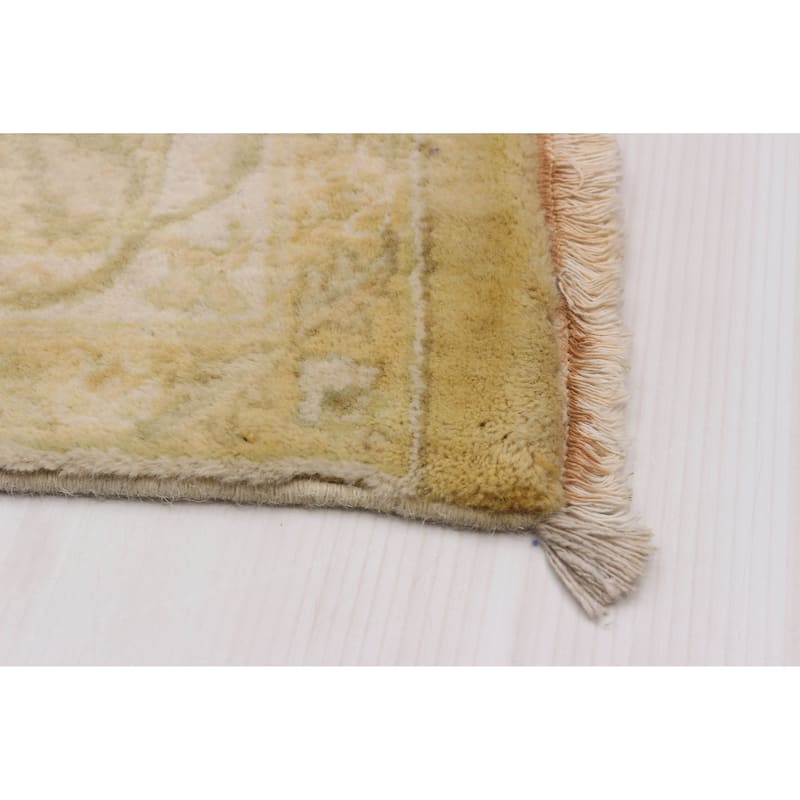 ECARPETGALLERY Hand-knotted Jamshidpour Olive Wool Rug - 5'6 x 8'5