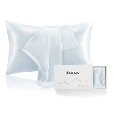 Deconovo 100% Pure Mulberry Silk Pillowcase With 22 Momme 6A High Grade Fibers