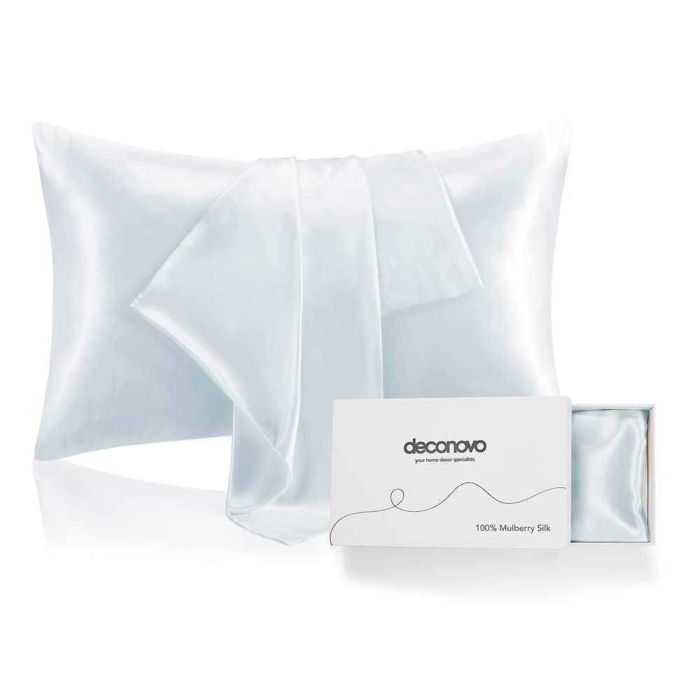Deconovo 100% Pure Mulberry Silk Pillowcase With 22 Momme 6A High Grade Fibers