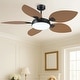 preview thumbnail 7 of 5, 52" Tropical Ceiling Fans with Lights 6-Speed, Dimmable for Farmhouse Modern Living Room Patio - 52 Inches