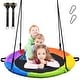 preview thumbnail 1 of 22, Trekassy 700lbs 40" Round Tree Swing with Handles for Kids 900D Oxford Waterproof 2pcs Tree Hanging Straps