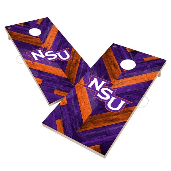 slide 2 of 6, Northwestern State University of Louisiana Demons Cornhole Board Set 16 Years and Up