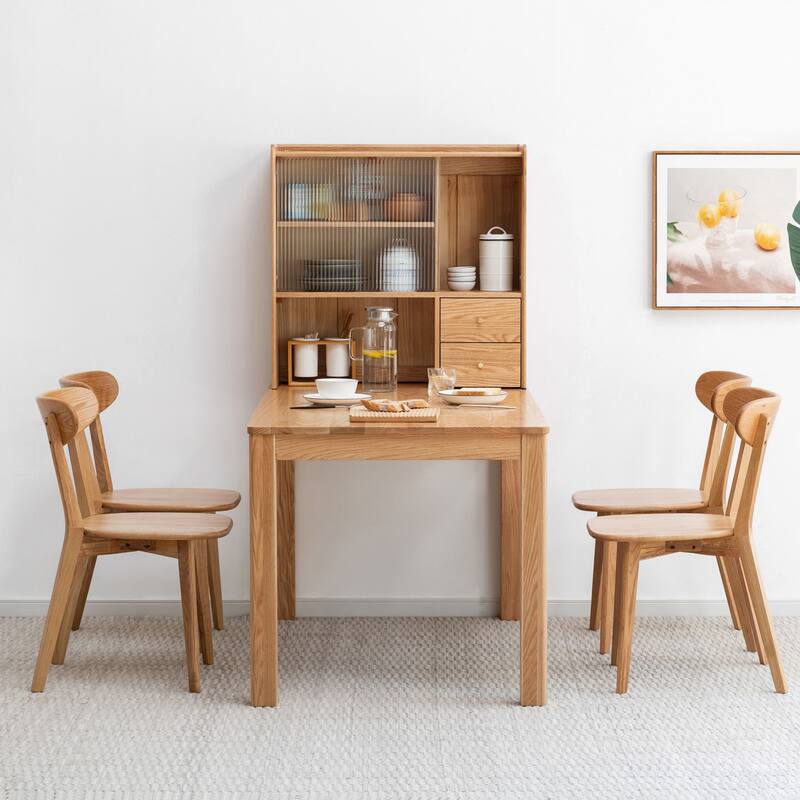 Elegant solid wood dining chairs