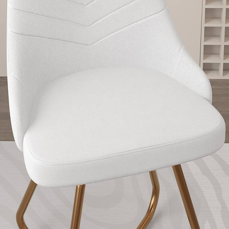 VECELO Accent Chair Velvet Comfy Lounge Chairs for Bedroom, Upholstered Barrel Vanity Chair with Back, Mid Century Makeup Chair