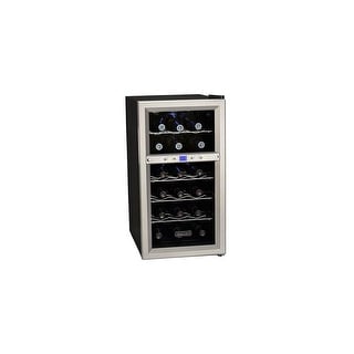 Top Product Reviews For Koldfront Twr181e 14 Wide 18 Bottle Wine Cooler With Dual Stainless Steel 14345277 Overstock