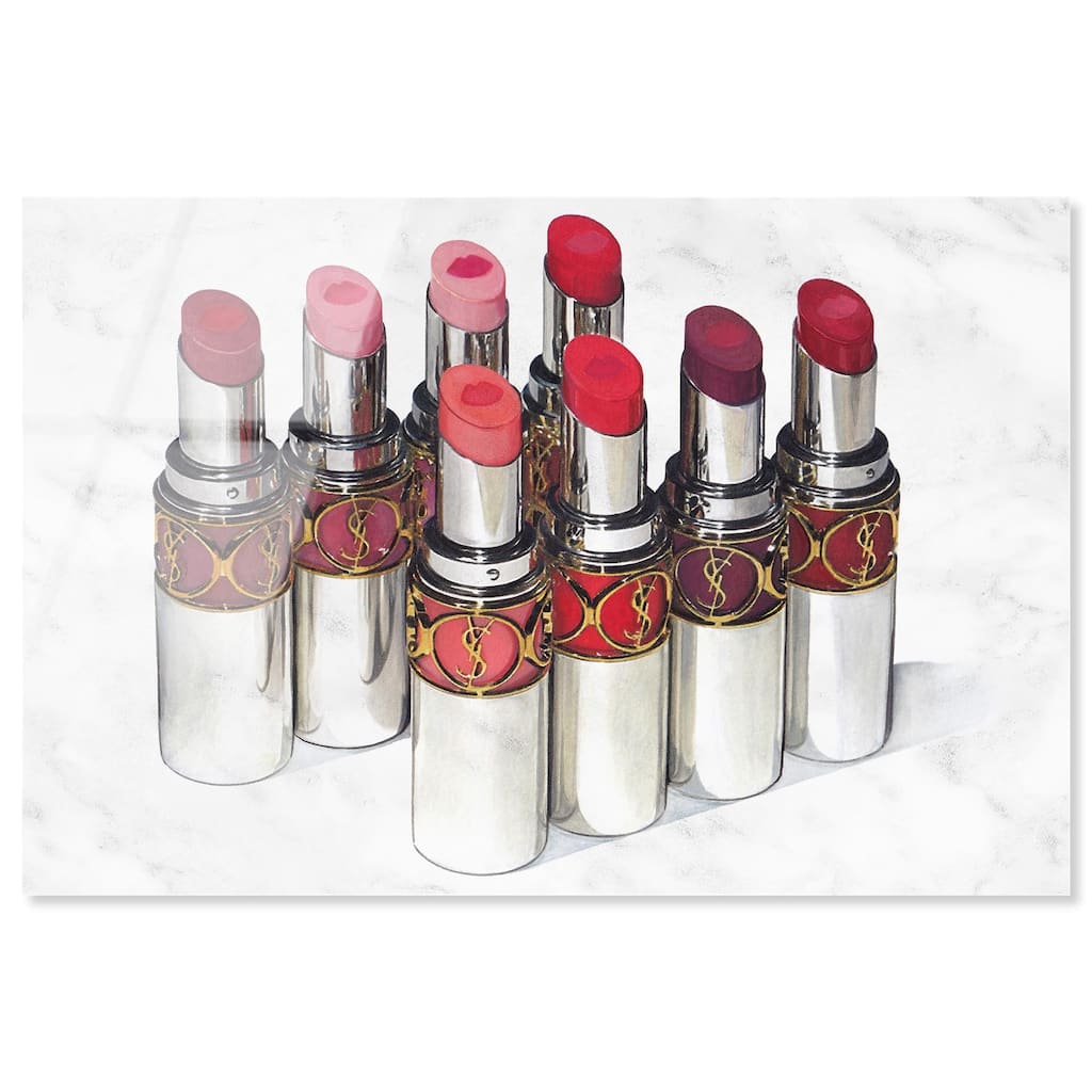 Doll Memories - Lipsticks 22 Acrylic by Art Remedy, Ready to Hang