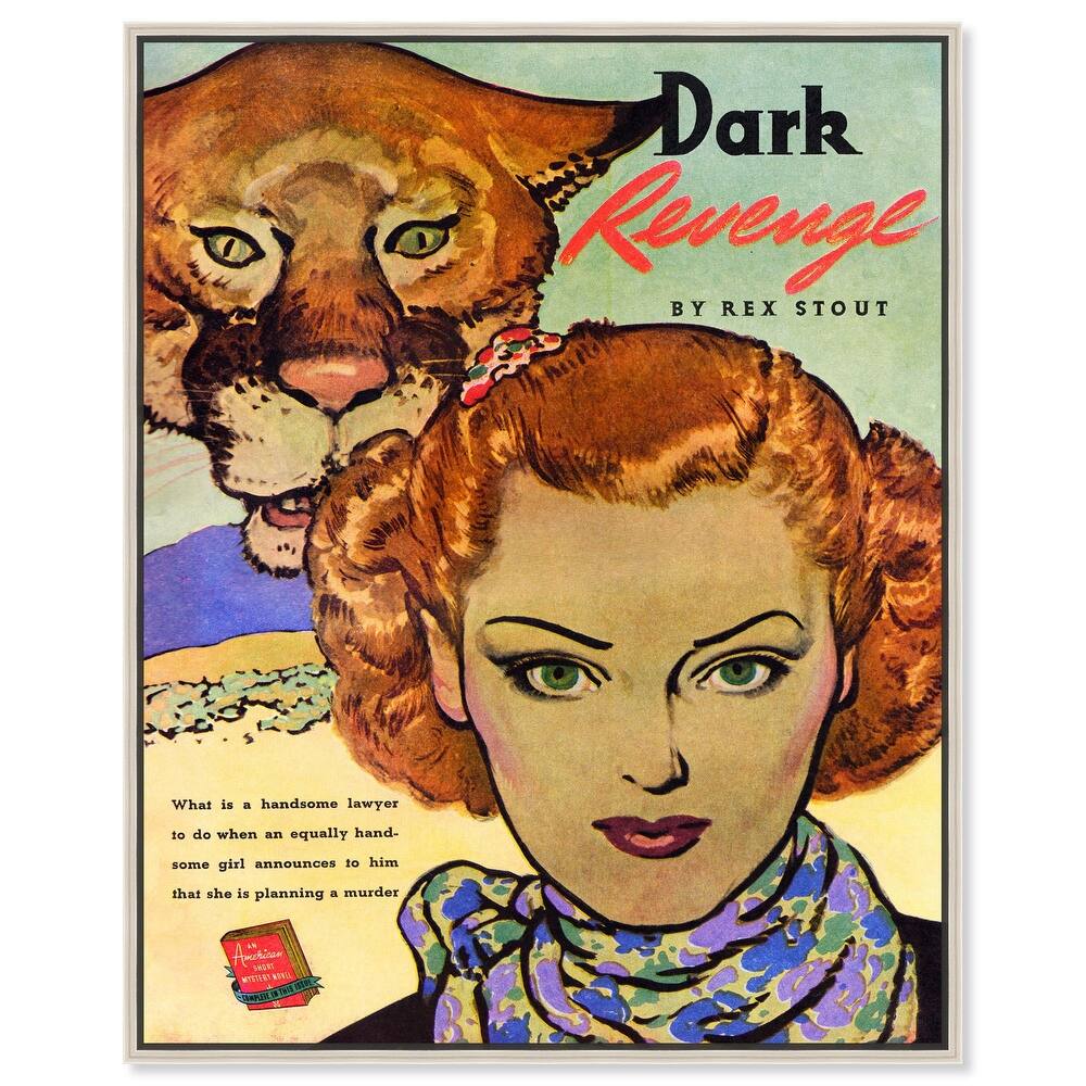 Dark Revenge Book 1939 Canvas by Art Remedy