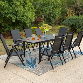 Reclining best sale dining set