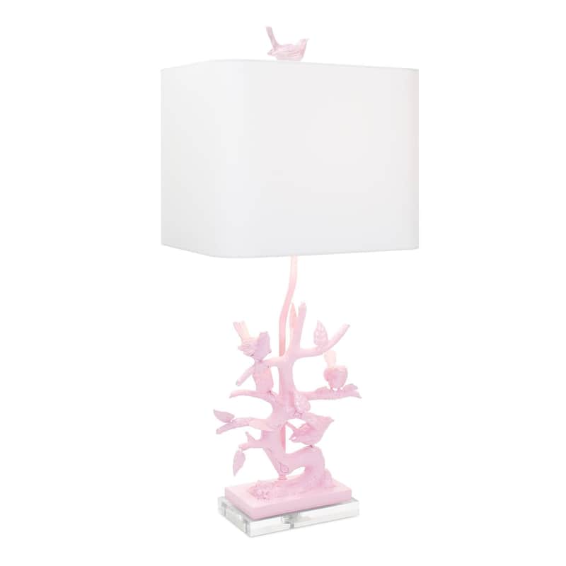 Bird on Branch Acrylic Table Lamp
