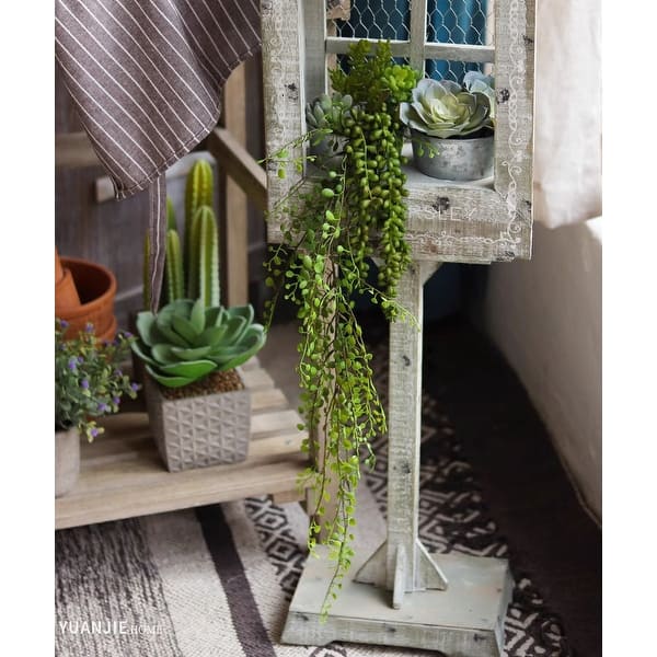RusticReach Hanging Faux Mini Leaf Garland 27.5" Long - Bed Bath & Beyond -  43046953