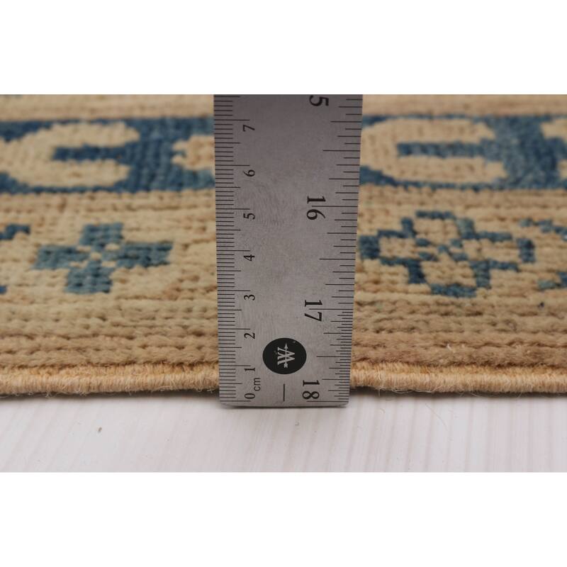 ECARPETGALLERY Hand-knotted Finest Ghazni Tan Wool Rug - 8'10 x 12'1