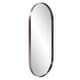 preview thumbnail 4 of 9, Allan Andrews Stainless Steel Framed Capsule Wall Mirror - 40"H x 17.75"W