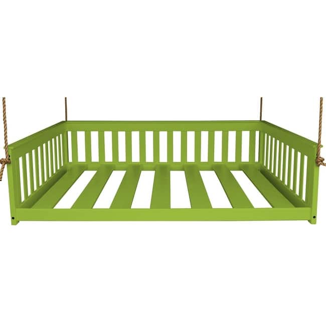 Pine Full Mission Hanging Daybed with Rope