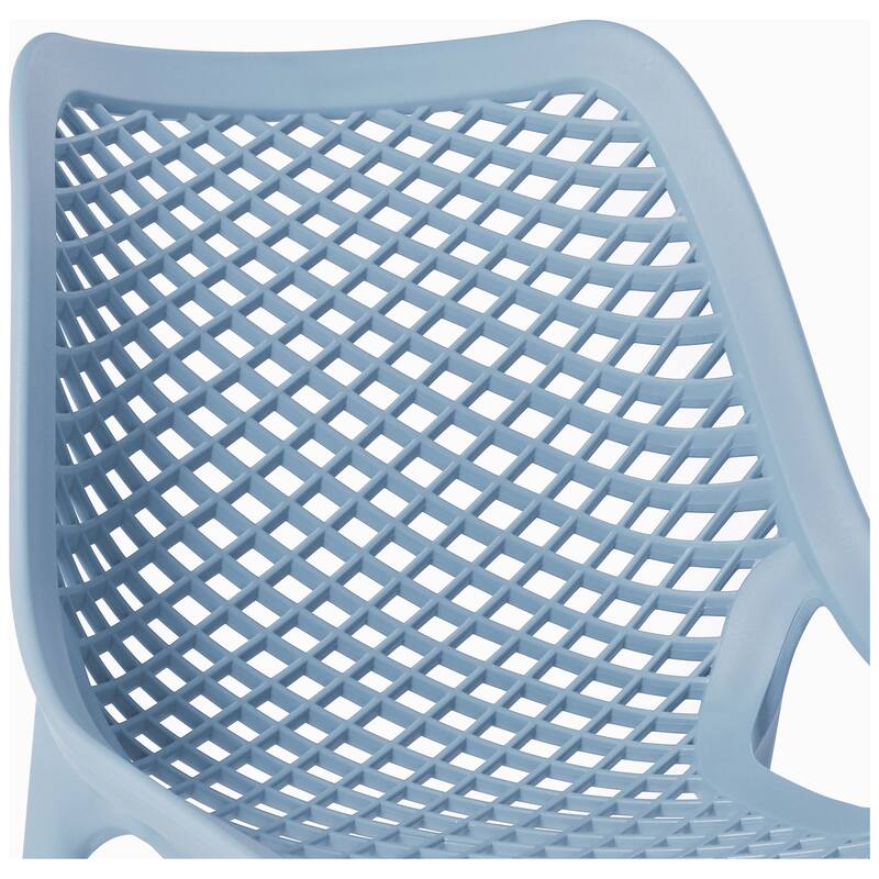Frond and Form Outdoor Stacking Dining Side Chair (Set of 2)