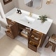 preview thumbnail 117 of 130, Tokyo Bath Vanity with Quartz Stone Top without Mirror