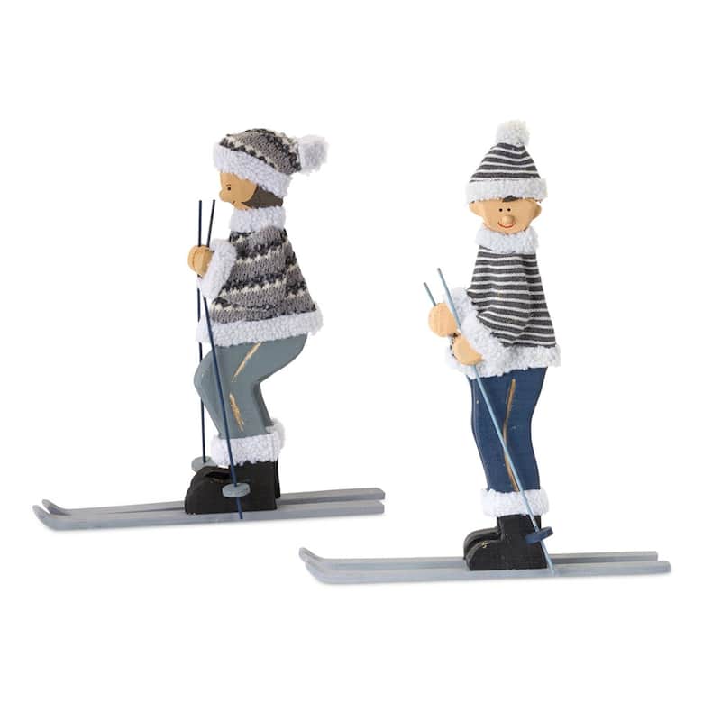 Ski Couple (Set of 2) - Blue
