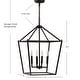 preview thumbnail 84 of 198, Marion Lantern Metal LED Pendant, by JONATHAN Y
