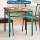 preview thumbnail 21 of 21, Dining Table Set, 3 Pcs Space Saving Kitchen Table with 2 Chairs - 29.1x29.1x30in