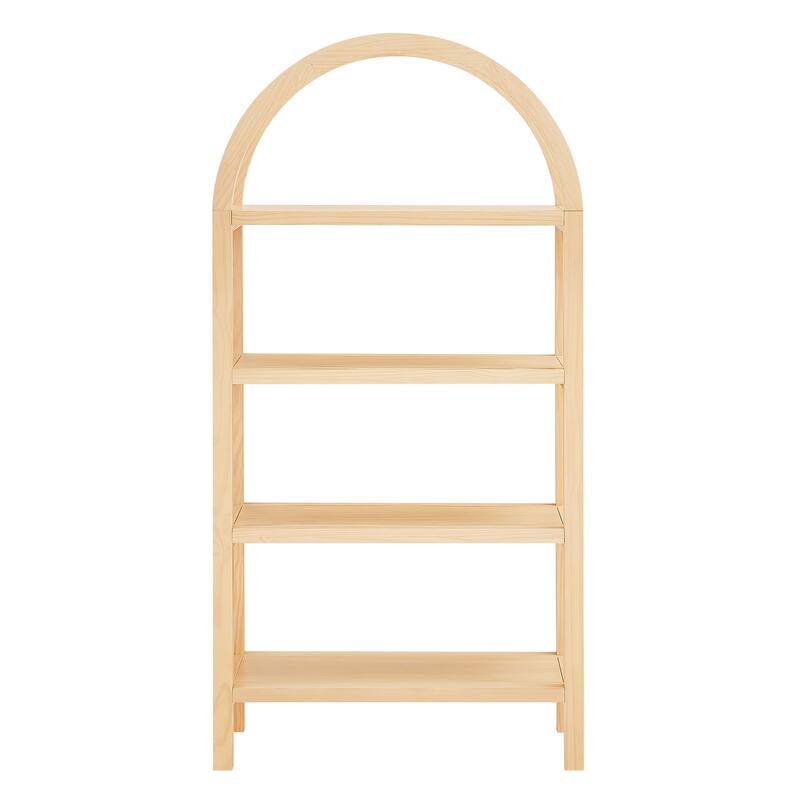 Vexley 60 Inch Wide Arched Bookshelf