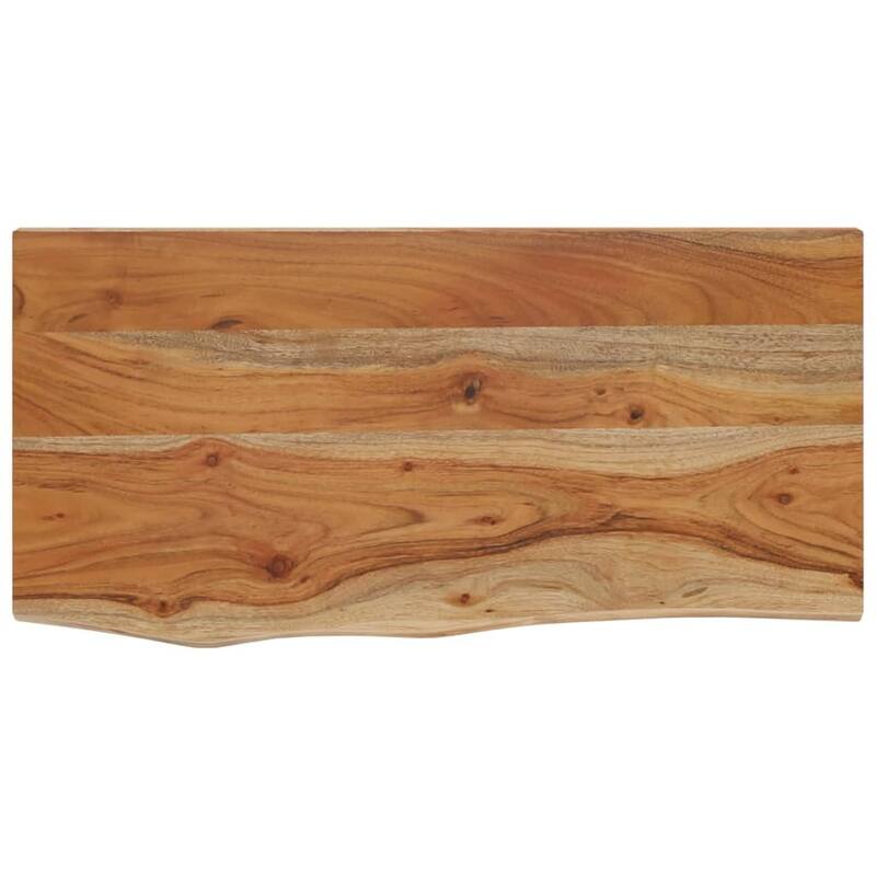 vidaXL Wall Shelf Natural Solid Acacia Wood Durable