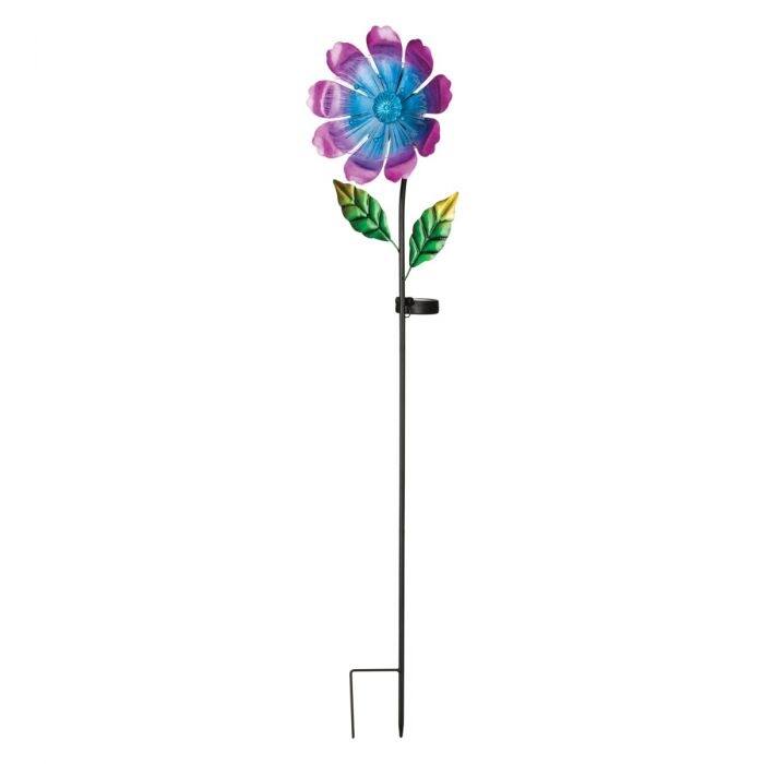 Flower Burst Solar Stake - Pink