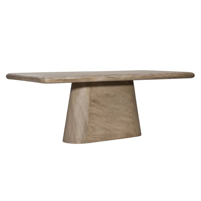Max 79" Wide Acacia Dining Table, Natural