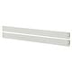 preview thumbnail 1 of 1, Foundry 76" Wide Traditional Wood Bed Rails, White Dove