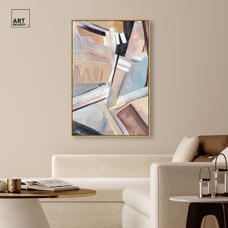Balancing Lines II Canvas by Art Remedy