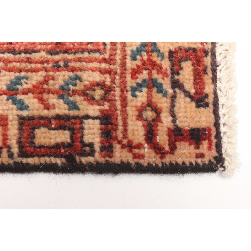 ECARPETGALLERY Hand-knotted Andelz Copper Wool Rug - 2'6 x 9'9