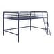 preview thumbnail 7 of 20, Avenue Greene Avery Junior Full Metal Loft Bed Blue - Full