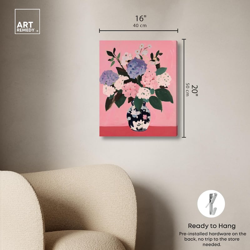 Flower Pot Dream I Canvas by Art Remedy, Gallery Wrapped