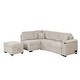 preview thumbnail 32 of 79, 84.75" Sleeper Sofa Bed, 2 In 1 Pull Out Sofa Bed L Shape Couch With Storage Ottoman For Living Room, Bedroom Couch