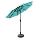 preview thumbnail 20 of 69, Lopes 9-foot Patio Umbrella with Bronze Finish Base Weight Stand Included