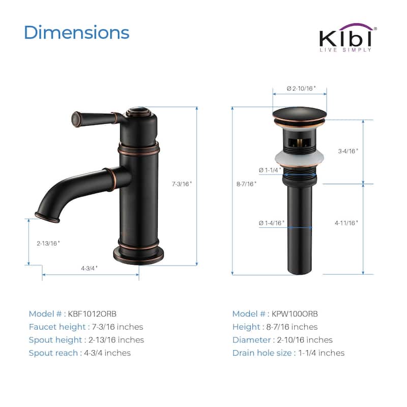 Solid Brass Single Handle Bathroom Vanity Sink Faucet with Water Hose