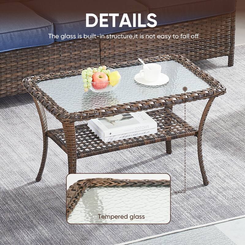 Gymojoy Patio Furniture Set with Professional Outdoor Cushions