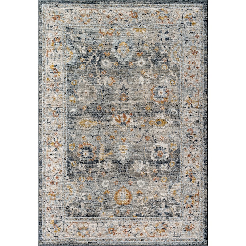 Livabliss Beckham Vintage Medallion Area Rug