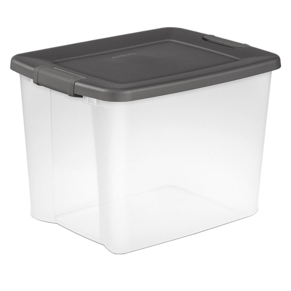 https://ak1.ostkcdn.com/images/products/is/images/direct/5c832c317912233f3e017b485f332f9cea9bb792/Sterilite-ShelfTotes-50-Quart-Clear-Latched-Plastic-Storage-Container%2C-18-Pack.jpg